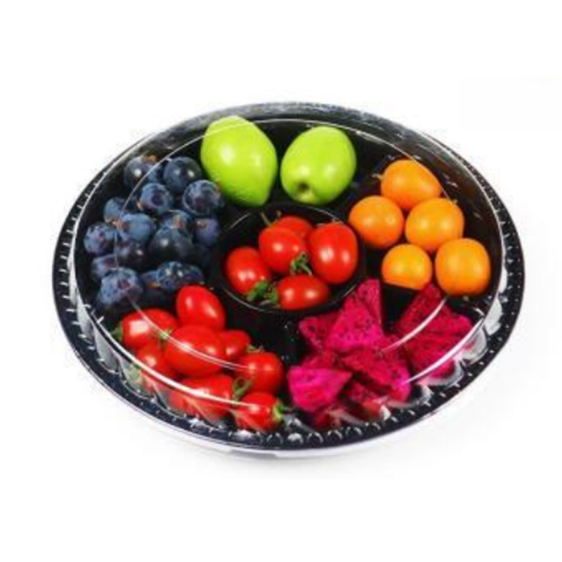 Шест-compartment Fresh-cut Fruits Box отдолу 250*170*70 mm Hj-6f270